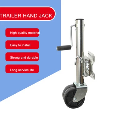 6 Zoll PKW Anhänger Stützrad Rollen Schwerlast für Anhänger Stützlast 680 kg - Bild 1 von 4