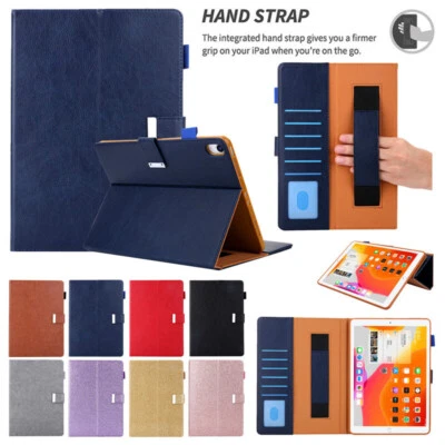 Fr iPad 5/6/7/8/9/10/11th A16 Air Pro Mini Wallet Leather Smart Case Cover Strap - Image 1 of 4