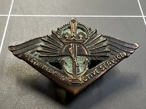 DE COLECCIÓN WW2 DEVUELTO DEL SERVICIO ACTIVO WW2 FUERZAS DE LA COMMONWEALTH AUSTRALIANAS AIF - Imagen 1 de 5