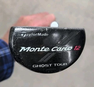 Putter TaylorMade Ghost Tour Monte Carlo 12, 35" L cuello agarre Super Stroke - Imagen 1 de 11
