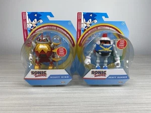 Sonic The Hedgehog Classic Heavy King w/Sceptre & Heavy Gunner w/Blaster 4 Inch - Picture 1 of 4