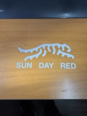 Sun Day Red Tiger Vinyl decal sticker logo new - Image 1 of 2