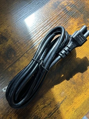 Linetek 125V-7A 3-Prong AC Power Cord E70782 LS-15 (6ft) - Black - Image 1 of 2