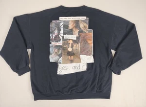 Ariana Grande sí, ¿y? Sudadera bordada talla XL negra delantera y trasera - Imagen 1 de 5