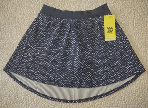 NWT All in Motion blue white polka dot pleated skort girls Medium 8 - Picture 1 of 6