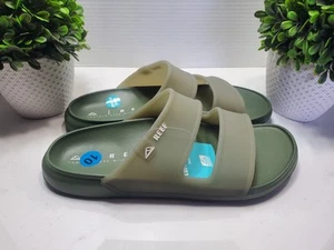 Reef Oasis Double Up Sandalen Herren Größe 10 Stein/Grün 🌴 Zuckerrohr Eva NEU - Bild 1 von 7