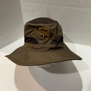 UPS United Parcel Service Hat Brown Boonie Bucket Hat S/M EUC - Picture 1 of 8