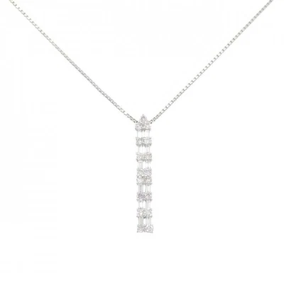 Подлинный PT900 PT850 розовый бриллиант ожерелье 0.64CT #260-007-868-1798 - Изображение 1 из 4