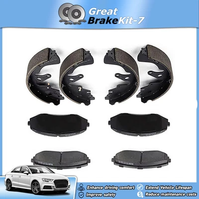 Zapatas de freno delanteras traseras originales zapatas de tambor para 2006 2007 2008 Suzuki Grand Vitara 2,7 L Foto 1 de 4