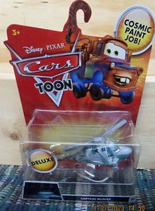 DISNEY PIXAR CARS TOON CAPITÁN MUNIER TRABAJO DE PINTURA CÓSMICA DE LUJO #29 NUEVO - Imagen 1 de 9