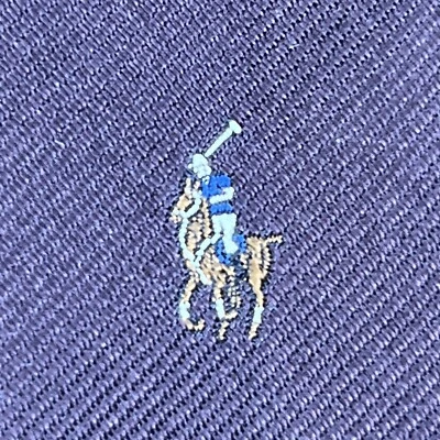 Ralph Lauren maroon polo player boys necktie silk made in Italy (RRP £85) Y3 - Image 1 of 4