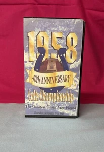 1958 Baltimore Colts 40th anniversary VHS NFL football - Picture 1 of 4