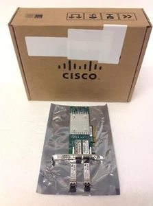 NEW Cisco QLE2692 Dual-Port 16G FC Host Bus Adapter w/ 2 Transceivers FREE SHIP - Picture 1 of 11