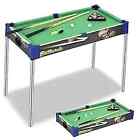  32” Mini Pool Table, Removable Portable Billiards Table for Kids Adults, 