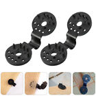 20x Plastic Instant Grommets Fence Clips (Black)-BY