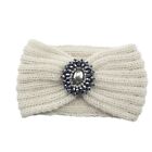 Headband Ladies Ear Warmer Knot Hair Band Winter Jewel Knitted Crochet Turban