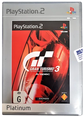 Gran Turismo 3 A-Spec PS2 (Platinum) PAL *Sealed* PlayStation 2 - Image 1 of 3