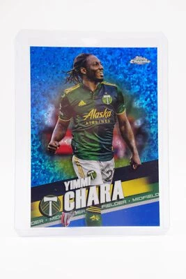 YIMMI CHARA 2022 Chrome MLS Portland Timbers Blue Mini-Diamond 119/199 - Image 1 of 2