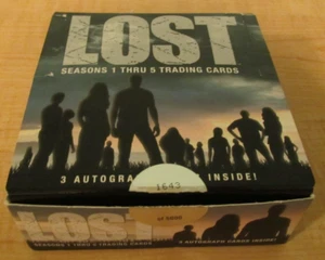 2010 Rittenhouse Lost Season 1 thru 5 EMPTY Collectible Premium Trading Card Box - Picture 1 of 9