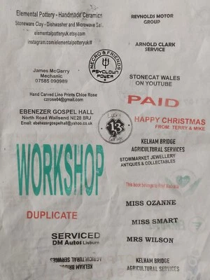 Custom Name & Return Address Stamp-Mobile Mechanic Garage Service-Car Logo Stamp