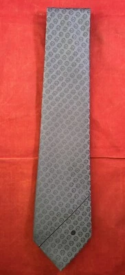 Vintage Shell Oil Advertising Neck Tie in Original Packet Steel Blue - Image 1 of 4