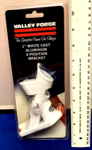 Valley Forge, American Flag, Aluminum Bracket White Powder Coated, 2-Position - Picture 1 of 4