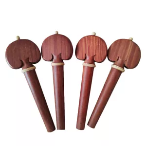 Rotes Holz Rosenholz 4/4 Cellostifte Stift Buchsbaum Kragen passt in voller Größe Holz - Bild 1 von 1