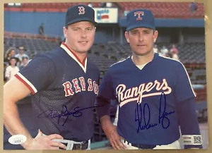 Nolan Ryan & Roger Clemens Signed 8x11 Photo Tristar/JSA Certs - Picture 1 of 2