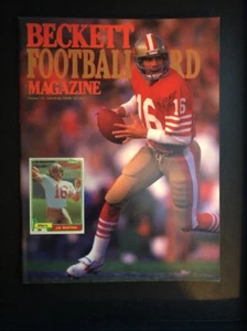 Beckett Football Card Monthly JOE MONTANA  Jan/Feb  1990 Issue #2 - Picture 1 of 6