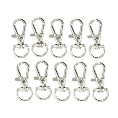 20 Pieces   Swivel Snap Hooks and D Rings Keychain Keyring for Lanyard - Image 1 of 4