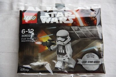 LEGO STAR WARS 30602 1ST First Order Stormtrooper Polybag Genuine sealed issue - Image 1 of 3