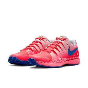Size 7.5 NikeCourt Air Zoom Vapor 9.5 Tour "Hot Punch" Tennis Shoes FB2664-600 - Picture 1 of 5