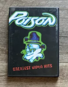 Poison Greatest Video Hits DVD 2001 Complete With Insert Bret Michaels Rare OOP - Imagen 1 de 3