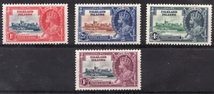 1935 Falkland Islands Sc# 77-80 - KGV Silver Jubilee / Castle - MH Cv$55 - Picture 1 of 1