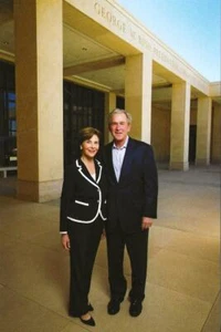 Postcard George W Bush 43th President of United States & Laura Bush Unused MINT - Imagen 1 de 1