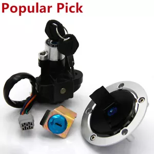 Juego de llaves de tapa de gas combustible bloqueo interruptor de encendido apto para Suzuki GSX650F Katana GSF1250 - Imagen 1 de 7