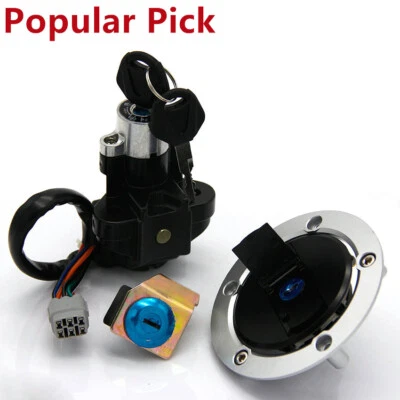 Juego de llaves de tapa de gas combustible bloqueo interruptor de encendido apto para Suzuki GSX650F Katana GSF1250 Foto 1 de 4