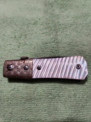 Mokume Damasco Hecho a Mano C. H. Morris Foto 1 de 4