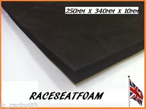 Motorcycle Seat Foam, 10mm Thick, Self Adhesive * Fast Next Day delivery * - Picture 1 of 3