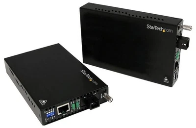 10/100 Éthernet À Simple Mode Wdm Fibre Convertisseur Média Kit Sc 20km - Image 1 of 4