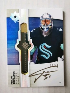 Philipp Grubauer 2022/23 Ultimate Collection Emblems Gold ed 49 Seattle Kraken - Bild 1 von 2
