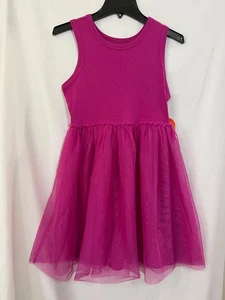 Wonder Nation Ribbed Tulle Tank Tutu Dress Girls Berry Many sizes New - Picture 1 of 3