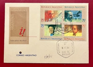 ARGENTINA * "ARGENTINE INVENTORS" - FDC - Picture 1 of 1