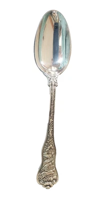 Tiffany & Co cucharadita esterlina patrón olímpico 6 1/8 pulgadas sin monograma Foto 1 de 4