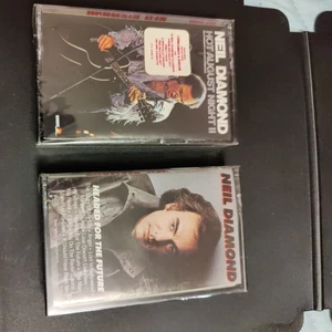 Neil Diamond Cassette Tape Lot, Headed For The Future, Hot August Night Sealed - Picture 1 of 2