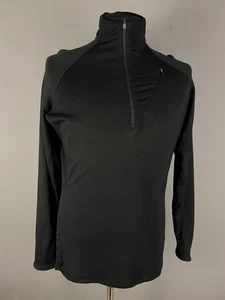 Icebreaker GT Sweaters Merino Wool Half Zip Black Size L/XL - Picture 1 of 18