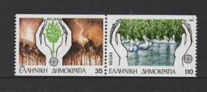GRECIA 1986 EUROPA Conservación de la Naturaleza par unido montado sin montar o nunca montado - del folleto. - Imagen 1 de 1