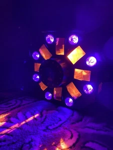 Chauvet DJ Swarm Wash FX ILS RGBAW+UV DMX LED Rotating Derby/Laser/Strobe Light - Picture 1 of 5
