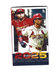 2025 St Louis Cardinals Pocket Schedule M. Winn & B. Donovan - NEW (Dobbs) - Picture 1 of 2