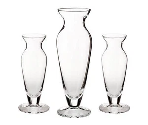Glass 3 piece Vase Unity Sand Ceremony Set - Picture 1 of 3